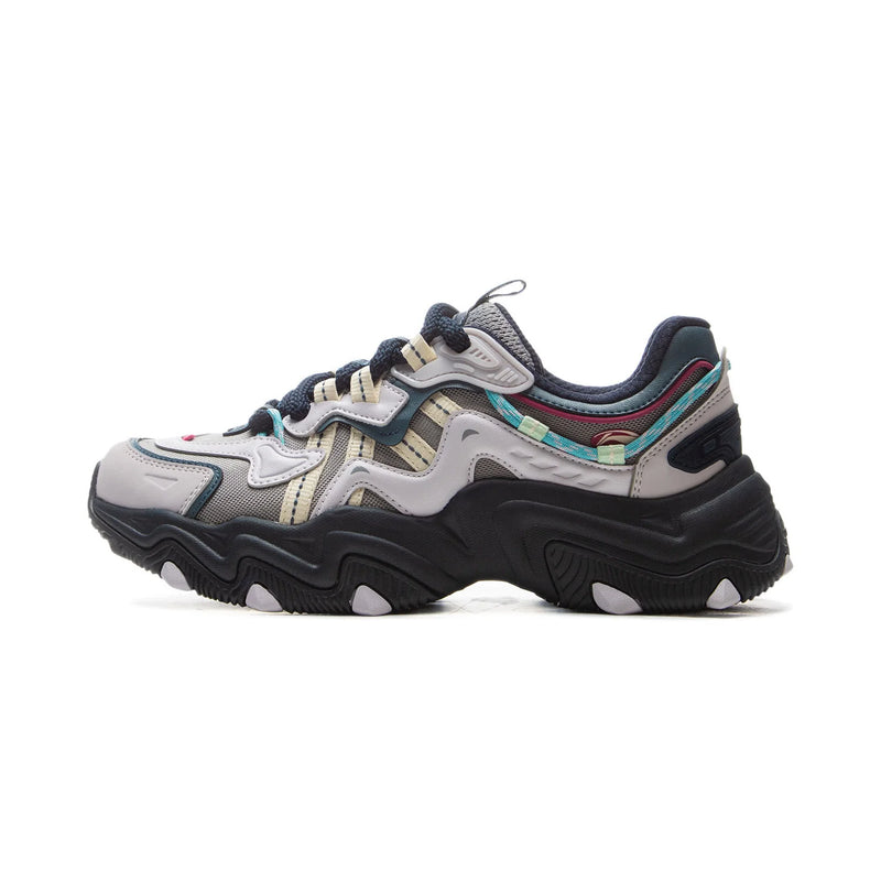 Li-Ning Women's X-CLAW LITE 2 Lifestyle Shoes Retro Comfortable Wearable Sneakers LiNing Classic Casual Shoes AGCV030