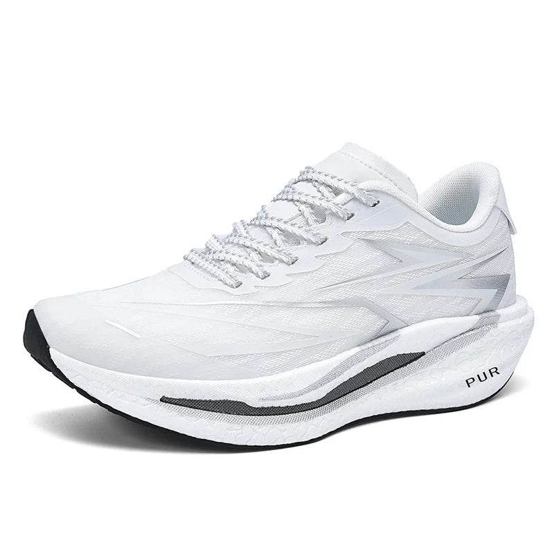 Men's mesh outdoor racing running shoes spring summer soft sole lightweight casual sneakers student breathable speed sports shoe