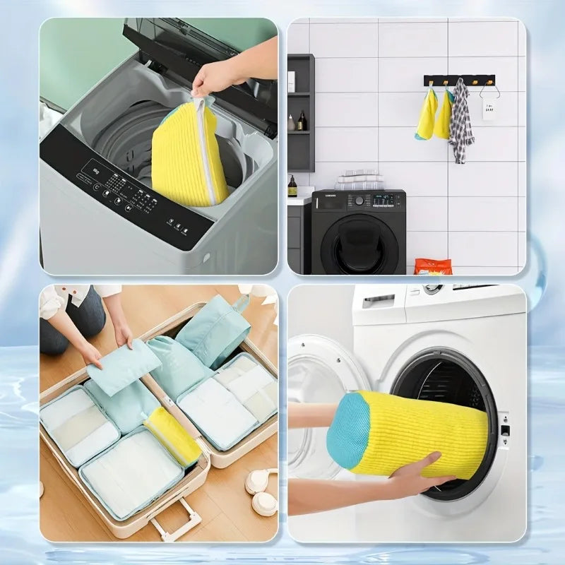 1pc Sneaker Washing Machine Bag, Shoe Washing Bag for Most Shoe Types, Laundry Bags, Used for Washing Machines and Dryers