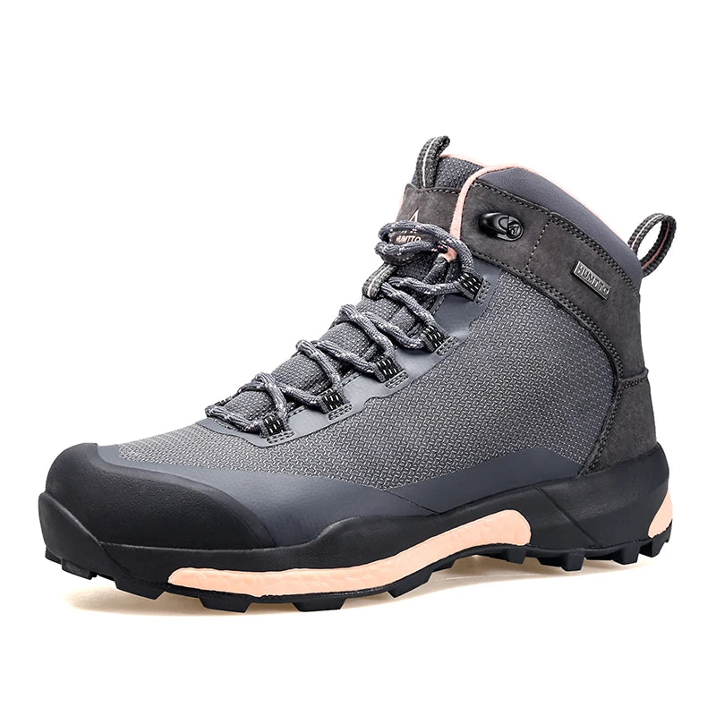 HUMTTO Waterproof Hiking Ankle Boots for Women New Winter Designer Climbing Woman Sneakers Sport Trekking Walking Womens Shoes