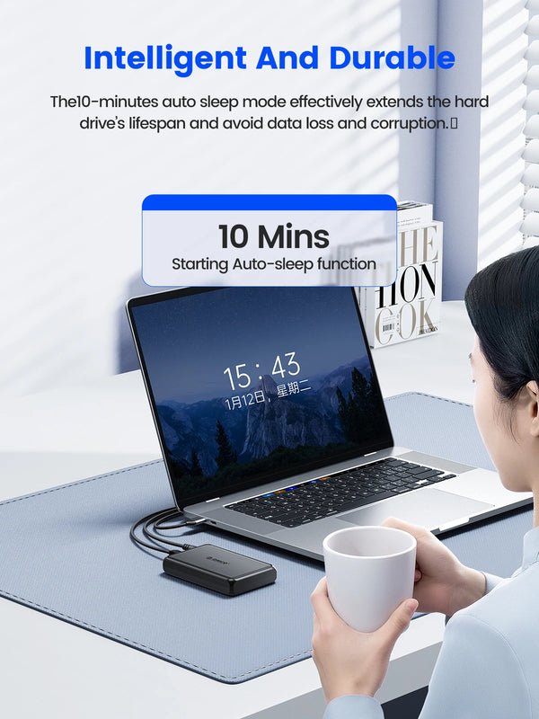 ORICO 3.5" Type-C Hard Drive Enclosure 5Gbps SATA to USB3.0 USB3.1 HDD Case for SSD HDD PC Laptop Metal+ABS Heat Dissipation