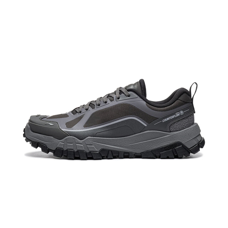 ស្បែកជើង Li-Ning Unisex CLC TRAMP 2 ក្រៅផ្ទះធម្មតា BOOM ទន់ស្រួល ស្បែកជើងដើរក្នុងទីក្រុង និងផ្លូវលំ ស្បែកជើងប៉ាតាស្រាល LiNing AHCW003