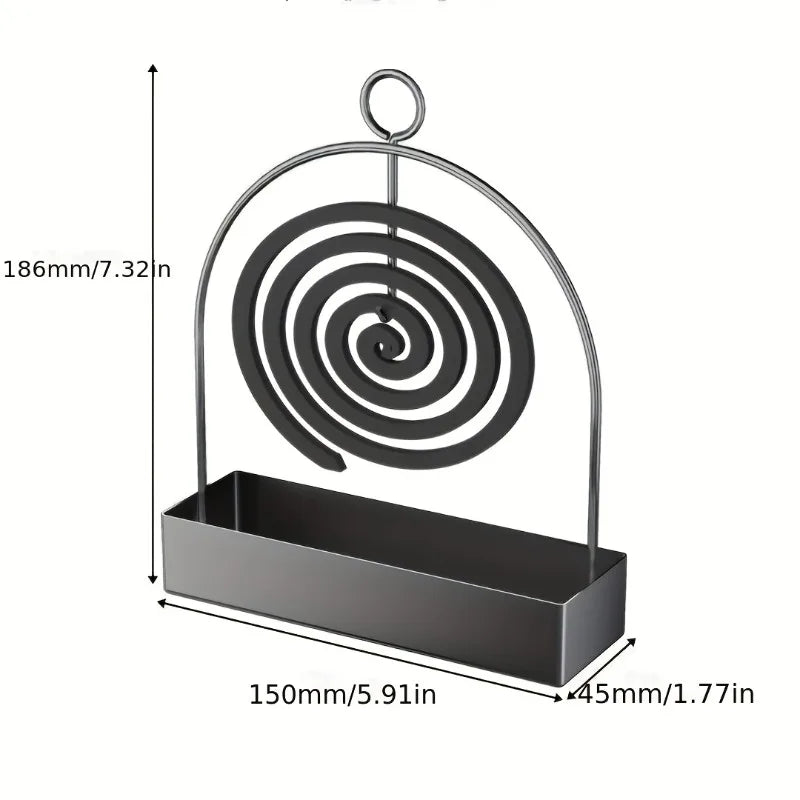 2pcs Mosquito Coil Stand,Metal Material,Suitable for Hanging Mosquito Coils or Sandalwood Incense,Household and outdoor use.
