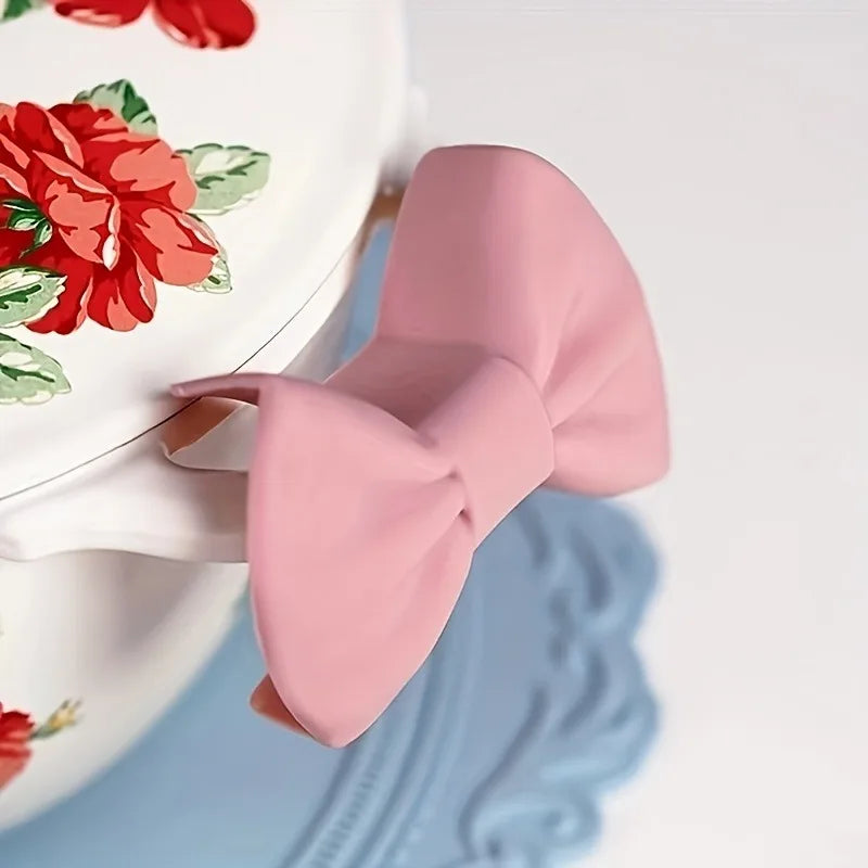1pair Creative Cartoon Bow Non-Slip Kitchen Clip, Safe And Harmless When Cooking Foods, Preventing Accidental Slips