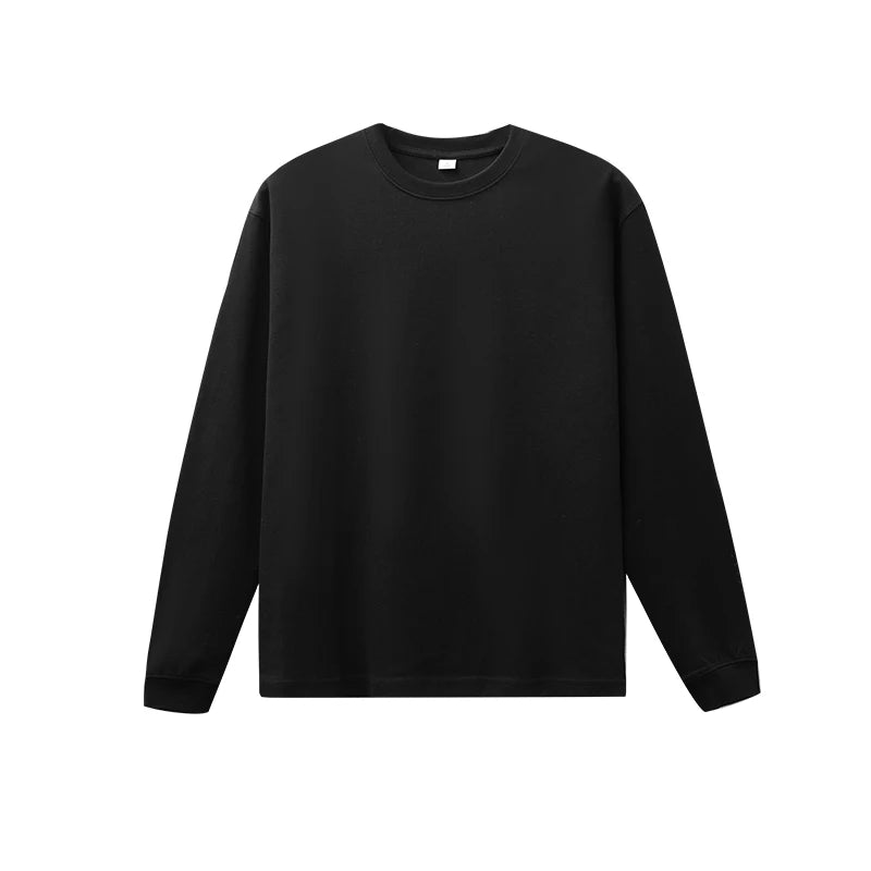 DUKEEN 300G Heavyweight Sorona Thermal Long Sleeve Tee for Men Soft Crewneck Base Layer Fall Winter Warm Men's Undershirt