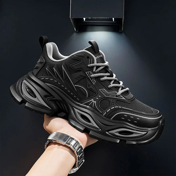 Chunky sneakers Men's casual four seasons new breathable light mecha shoes fashion soft sole outdoor comfort running sports shoe
