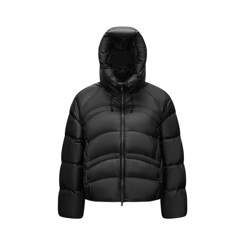 Semir Women Down Jacket 90 Percent Down Fill Water Repellent Puffer Hooded Modern Style Streamlined Fit 2026 New