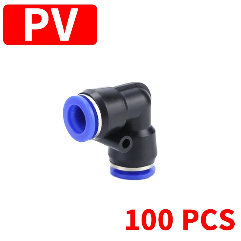 Pneumatic Fitting Pipe Connector Tube Air Quick Fittings Water Push In Hose Plastic 4mm 6mm 8mm 10mm 12mm 14mm PU PE PY PK SA