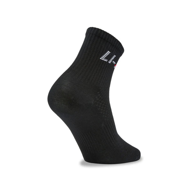 ស្រោមជើងកីឡា Li-Ning Unisex មានខ្យល់ចេញចូលបានល្អ មានផាសុកភាព ទំហំ 22-28 សង់ទីម៉ែត្រ អក្សរ LiNing សម្រាប់បុរស និងស្ត្រី ស្រោមជើងធម្មតា AWSW037