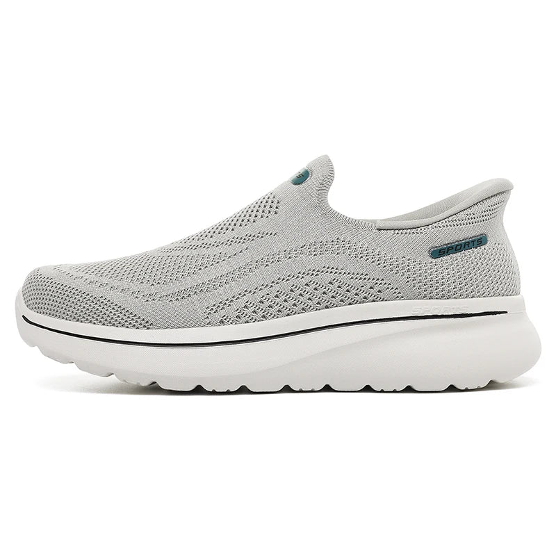 New Unisex Walking Shoes Trendy Mesh Breathable Outdoor Fitness Shoes Soft Sole Wear-resistant Anti Slip Comfort Tennis Shoes