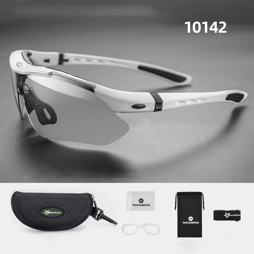 ROCKBROS Bicycle Glasses Polarized Bike Sports Sunglasses Photochromic Men Women UV400 MTB Road Bike Goggles Outdoor Eyewear