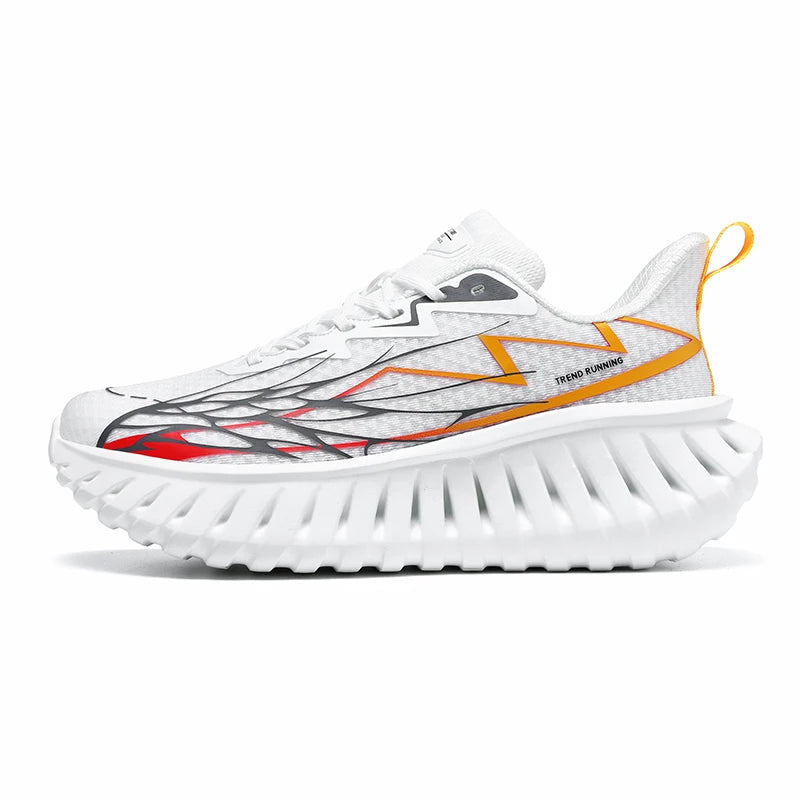 Men's breathable light Thick sole casual sports shoes Four seasons comfort outdoor racing running shoes students speed sneakers