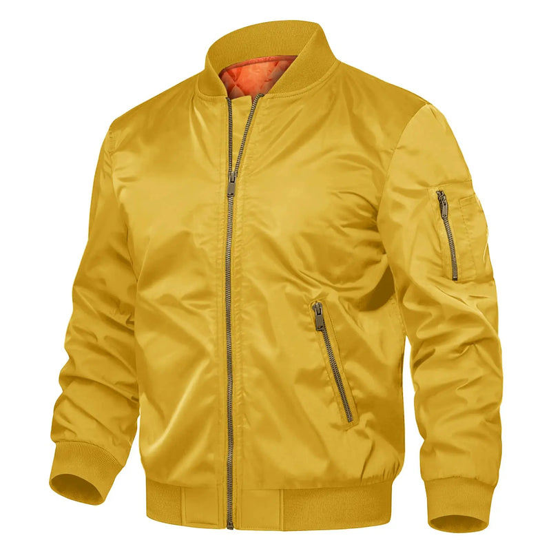 TACVASEN Winter Padded Bike Jackets Outwear Mens Retro Pilot Jacket Coat Casual Baseball Jackets Varsity Jackets Streetwear