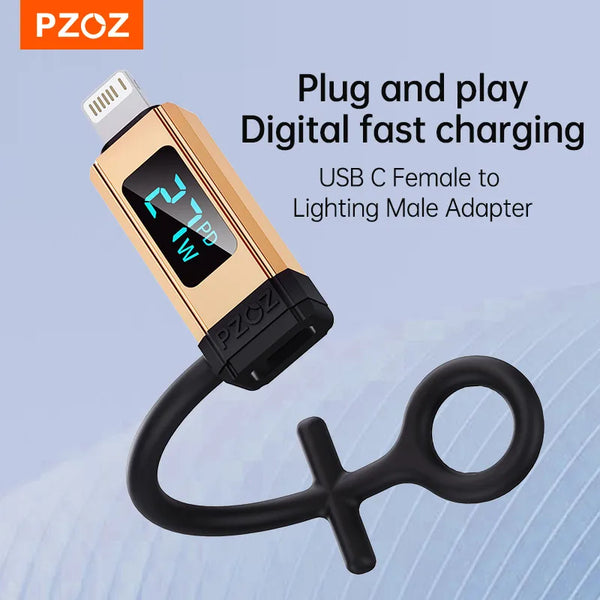 PZOZ Type C to Type C Lightning OTG Adapter Mobile Charger Transfer Video Type C For Thunderbolt 4/3 MacBook Pro/Air iPad USB-C
