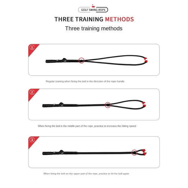 PGM Golf Swing Trainer Practice Rope Correction Posture Indoor Training Fitness HGB014