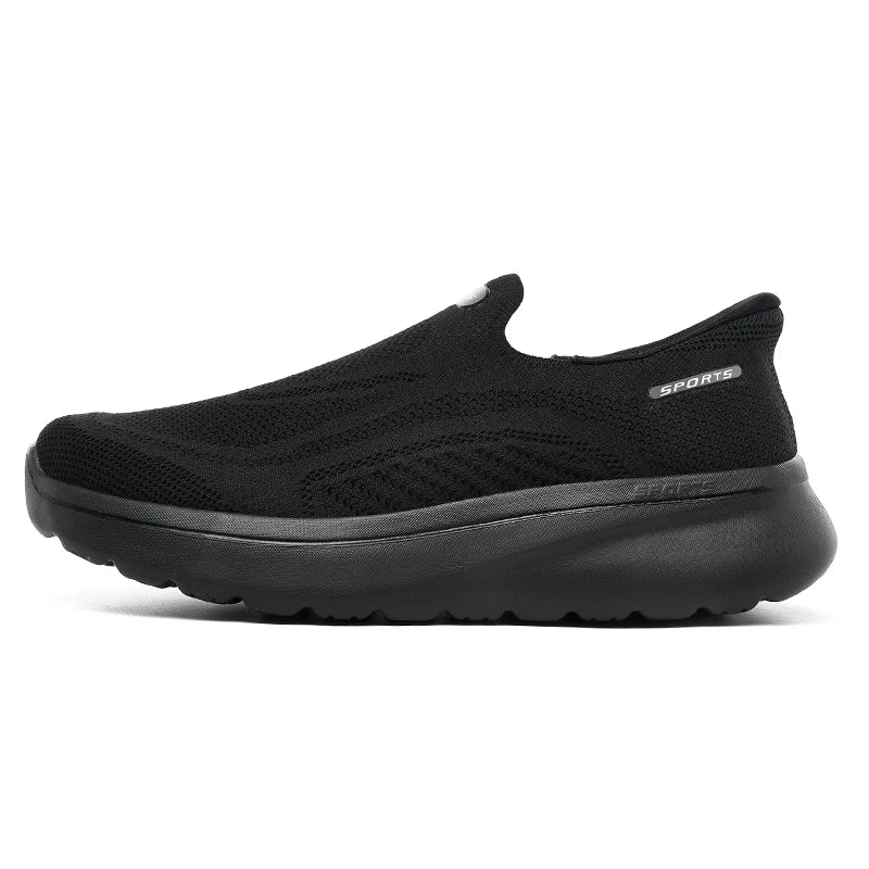 New Unisex Walking Shoes Trendy Mesh Breathable Outdoor Fitness Shoes Soft Sole Wear-resistant Anti Slip Comfort Tennis Shoes