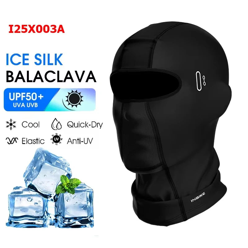 INBIKE Cycling Face Mask for Men Summer Sun Balaclava Breathable Neck Gaiter for Cycling Fishing Outdoor Sport Mask Accessories