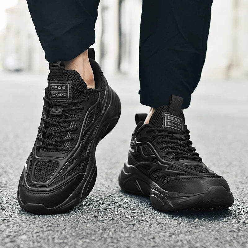Men's light casual sneakers Four seasons new soft sole breathable non-slip comfort fashion outdoor walking running sports shoes