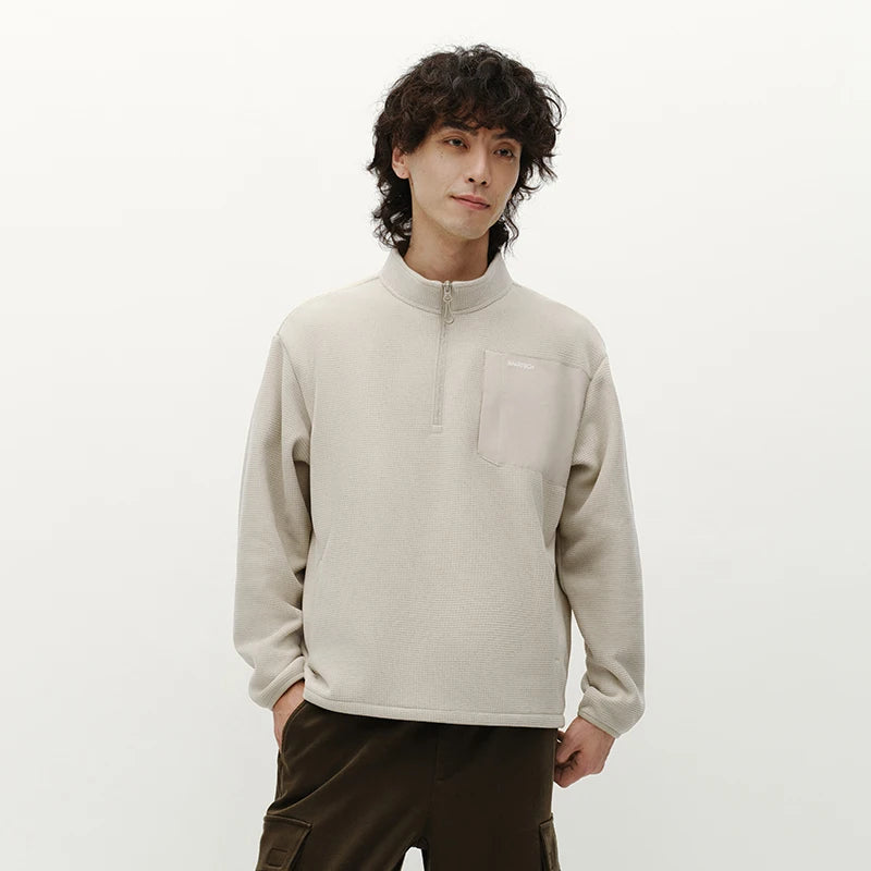 អាវយឺតបុរស Semir លំនាំ Plaid ក្តៅអ៊ីសូឡង់រោមចៀម 2026 រដូវរងា ទន់ ផាសុកភាព រចនាប័ទ្មធម្មតា ស្លៀកពាក់ជារៀងរាល់ថ្ងៃ