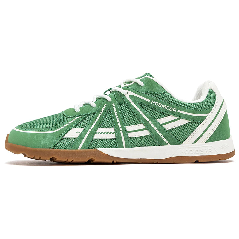 HOBIBEAR Wide Toe Box Walking Shoes Unisex Barefoot Cross Training Sneakers Classic Retro Lace-Up Running Shoes