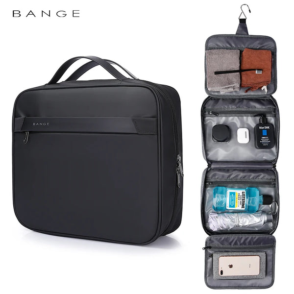 BANGE Oxford Women Makeup Bags Travel Cosmetic Bag Toiletries Organizer Waterproof Storage Neceser Hanging Bathroom Wash Bag