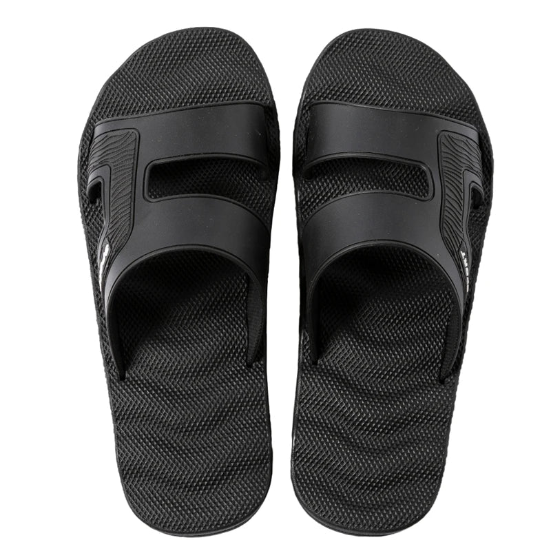 Mens Indoor Flat Slippers Slides Lightweight Home Shoes House Room Footwear Slide Slipper Comfortable PVC Upper EVA Soles
