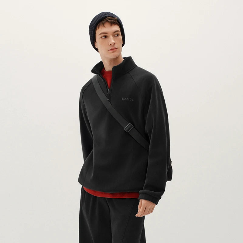 Semir Men Sweatshirt Antistatic Fabric Warm Insulation 2026 Winter Everyday Wear Soft Comfort Casual Style Clean Silhouette