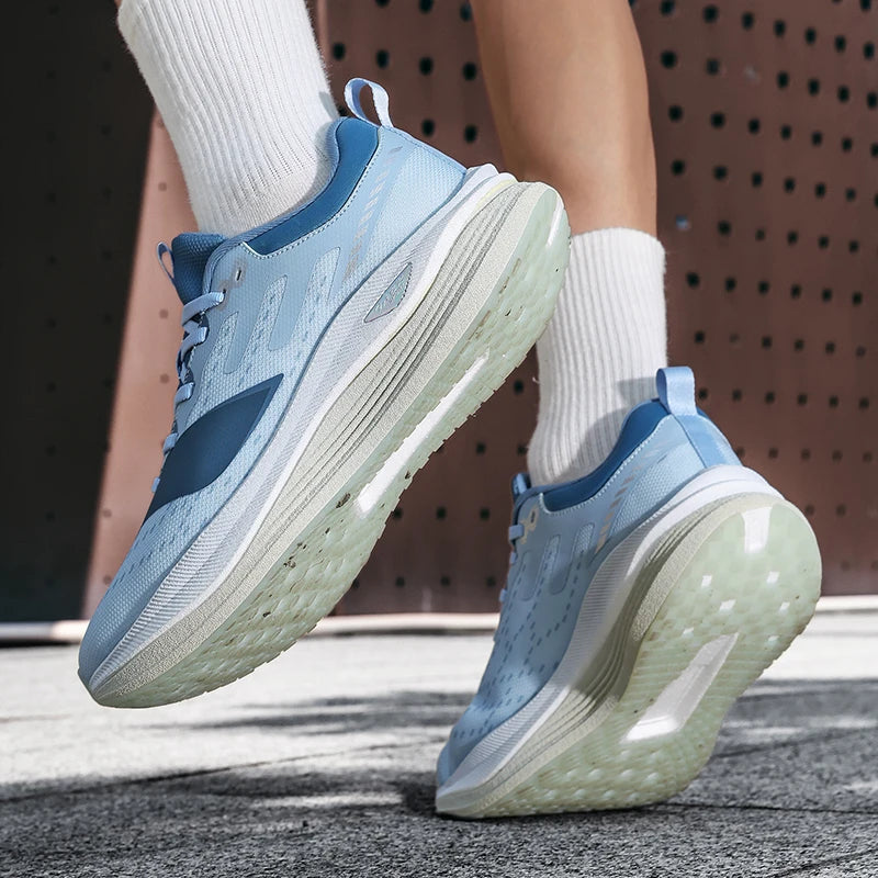Men's sneakers four seasons breathable high elastic running racing training shoes students casual lightweight speed sports shoes