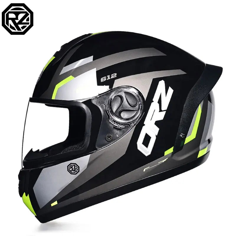 ORZ helmet men and women electric motorcycle hard hat full helmet four-season summer knight head