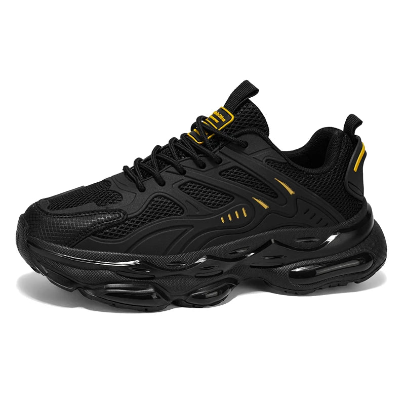 Chunky sneakers Men's casual four seasons breathable light non slip fashion youth soft sole outdoor comfort running sports shoes