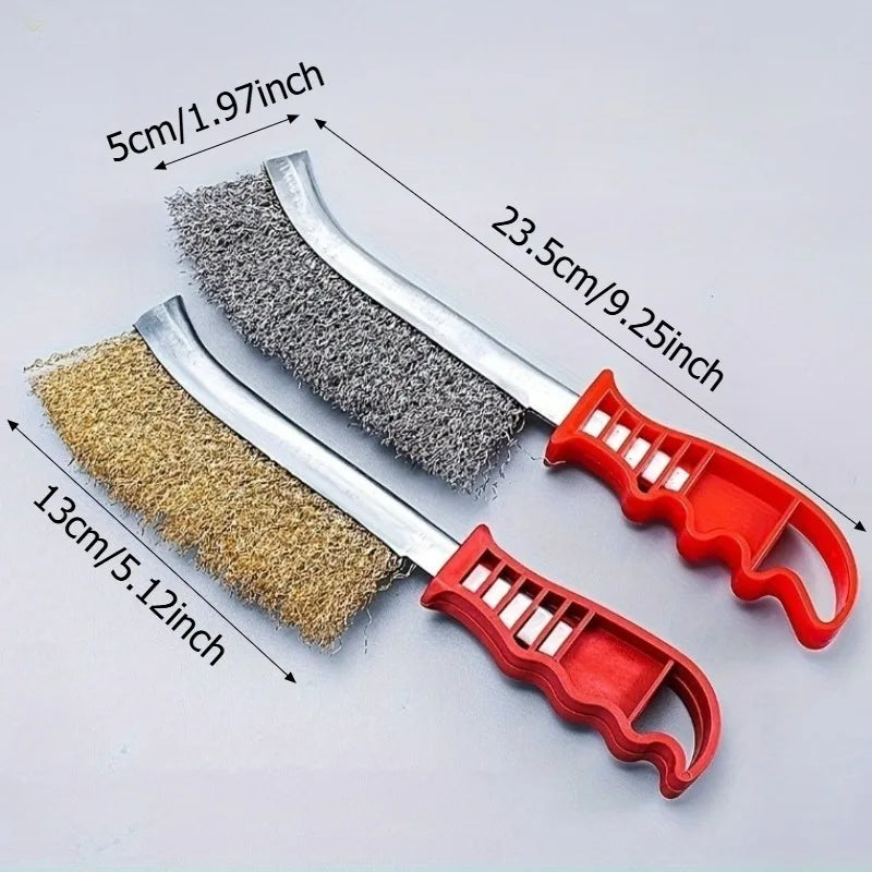 Multi-functional Knife-Type Wire Brushes,Rust Removal Wire Brushes Rust Removal Cleaning Brushes,Motorcycle cleaning brush