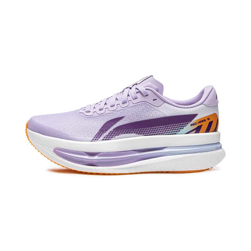 ស្បែកជើងរត់ប្រណាំង Li-Ning សម្រាប់នារី RED HARE 9 ULTRA Racing SUPER BOOM Cushion BOOM FIBER ខ្យល់ចេញចូលបាន ស្បែកជើងហ្វឹកហាត់ LiNing ARPW008