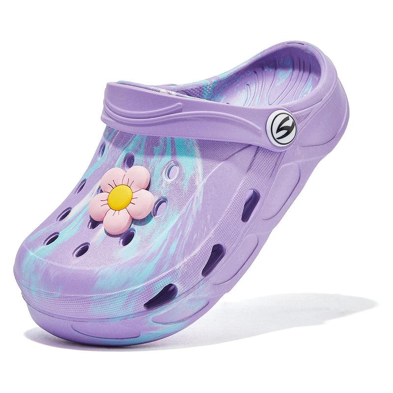 HOBIBEAR Kids Garden Clogs Cartoon Boys Girls Beach Slipper Sandals Water Shoes(Toddler/Little Kid/Big Kid)