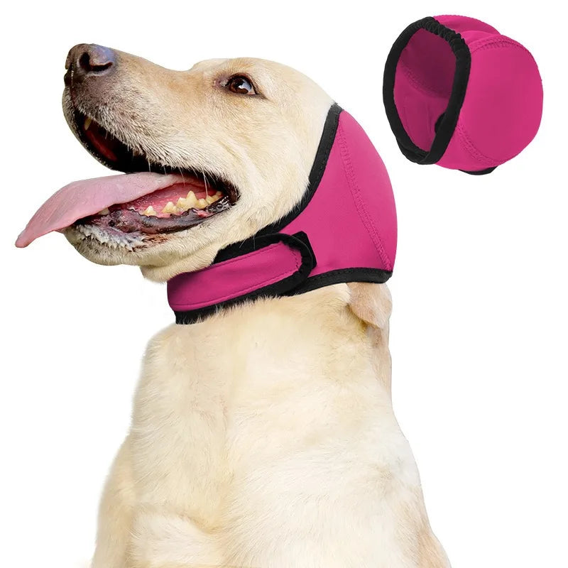 Pet Earmuffs, Waterproof Head Covers for Swimming in All Seasons, Noise Reduction, Sound Insulation, Emotional Comfort, Shock Pr