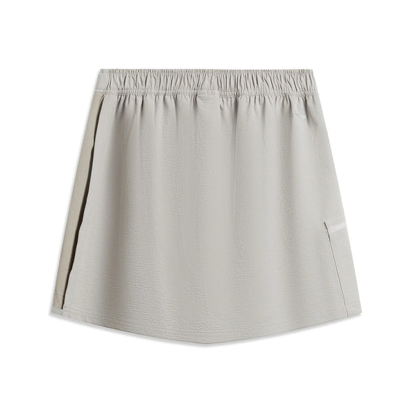 ខោកីឡាក្រៅផ្ទះ Li-Ning សម្រាប់នារី កាត់រាងអក្សរ A ស្ងួតរហ័ស ការពារកាំរស្មីយូវី 88% ប៉ូលីអាមីត 12% អេឡាស្តង់ ខោទ្រនាប់ LiNing Leisure ASKW042