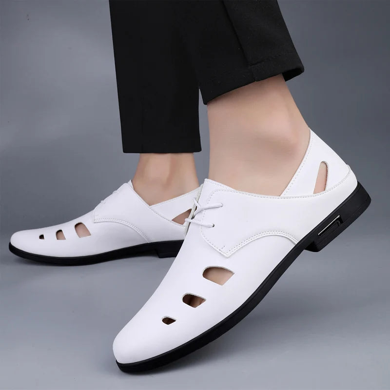 Men's shoes summer new hollow fashion outdoor walking shoes comfort soft sole Breathable non slip light casual sports tide shoes