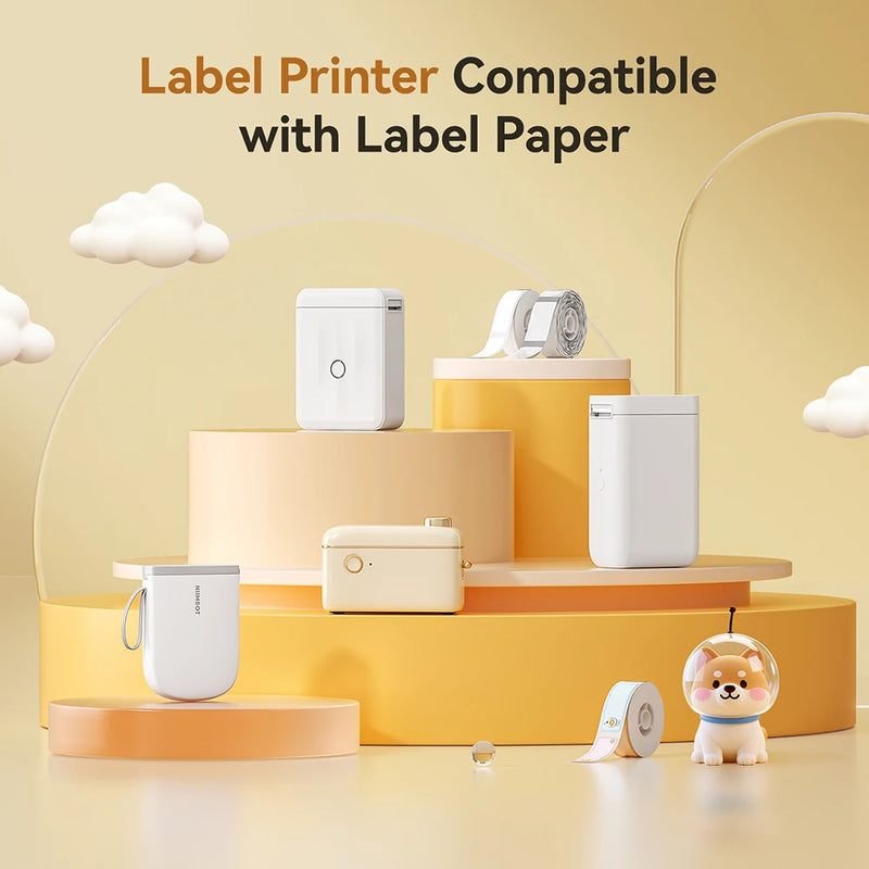 Niimbot Thermal Printer Labels 1 Roll of Self-adhesive Label Paper for D110 D11 D101 H1 H1S Bluetooth Label Maker