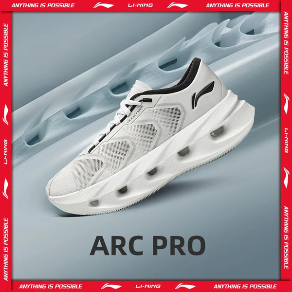 ស្បែកជើងរត់ Li-Ning សម្រាប់នារី ARC PRO Cushion BOOM ស្រូបយកឆក់ ការពារការស្ទុះខ្លាំង ស្រាល និងការពារការស្ទុះ ARHW026