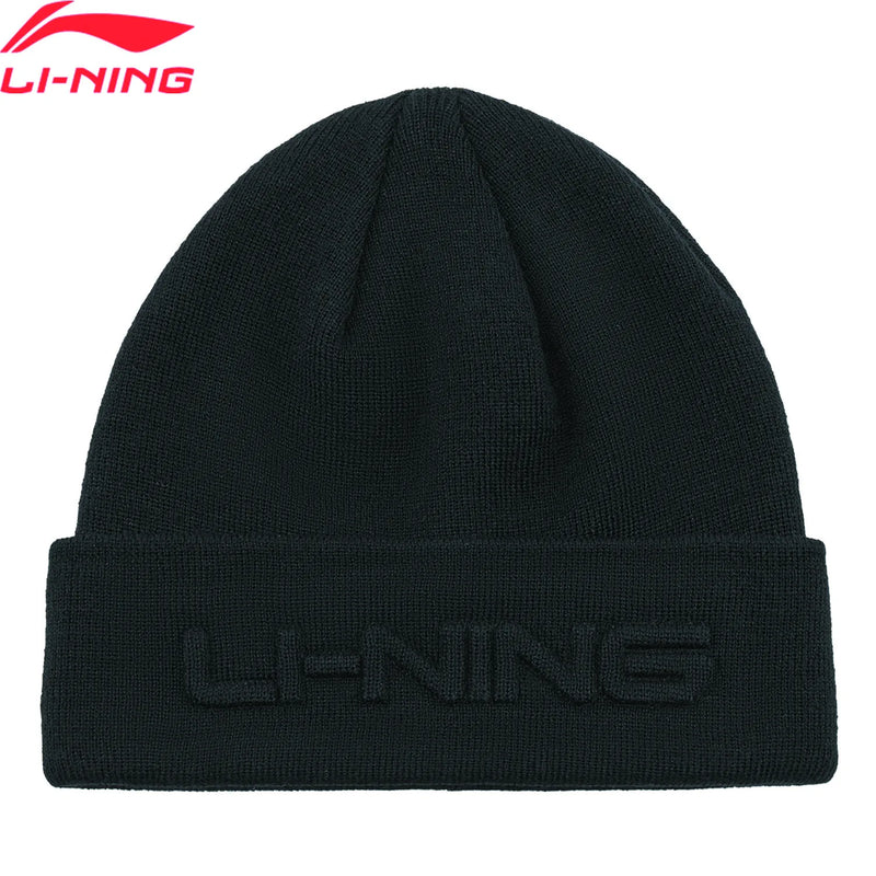 មួកប៉ាក់ Li-Ning សម្រាប់បុរស និងស្ត្រី រចនាបថកីឡា ទំហំ 56-60 សង់ទីម៉ែត្រ ធ្វើពីរោមចៀម 70.5% អាគ្រីលីក 29.5% ធ្វើពីក្រណាត់ក្តៅ សម្រាប់បុរស និងស្ត្រី មួកទាន់សម័យសម្រាប់លេងកម្សាន្ត AMZV033