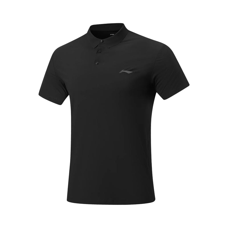 អាវប៉ូឡូហ្វឹកហាត់បុរស Li-Ning LN COOL 74% ប៉ូលីអាមីត 26% អេឡាស្ទីន ការពារកម្តៅថ្ងៃ អាវយឺតកីឡា LiNing ប្រកបដោយផាសុកភាព APLW151