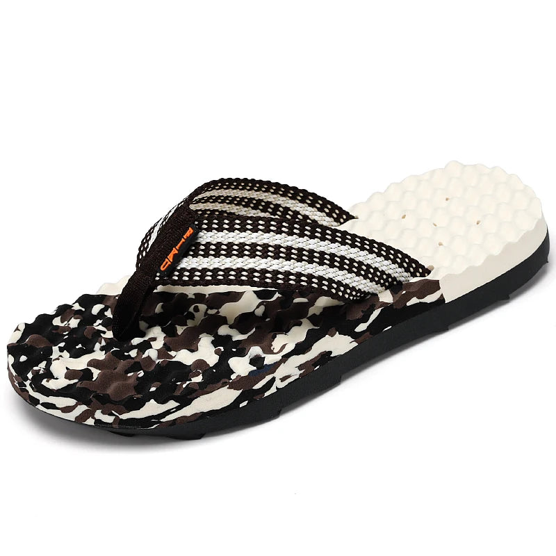 Summer Men Women Flip Flops Massage Slippers Big Size 46 47 Soft Comfortable Slippers Unisex Lightweight
