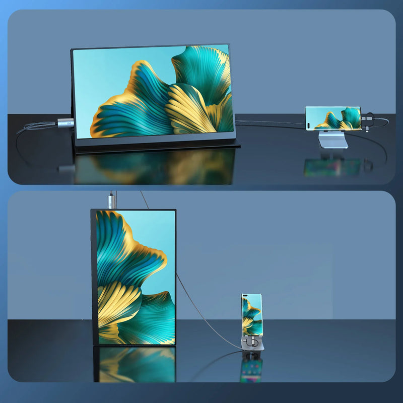 ខ្សែ UCable HDMI ទៅ Lightning 3 ក្នុង 1 សម្រាប់ភ្ជាប់អេក្រង់ទៅម៉ូនីទ័រផ្ដេក និងបញ្ឈរ សម្រាប់ I-O-S/ទូរស័ព្ទ Android