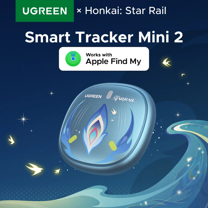 UGREEN FineTrack Mini 2 Honkai: Star Rail Edition Smart Bluetooth Tracker, FineTrack Mini 2, Apple Find My Compatible, iOS Only