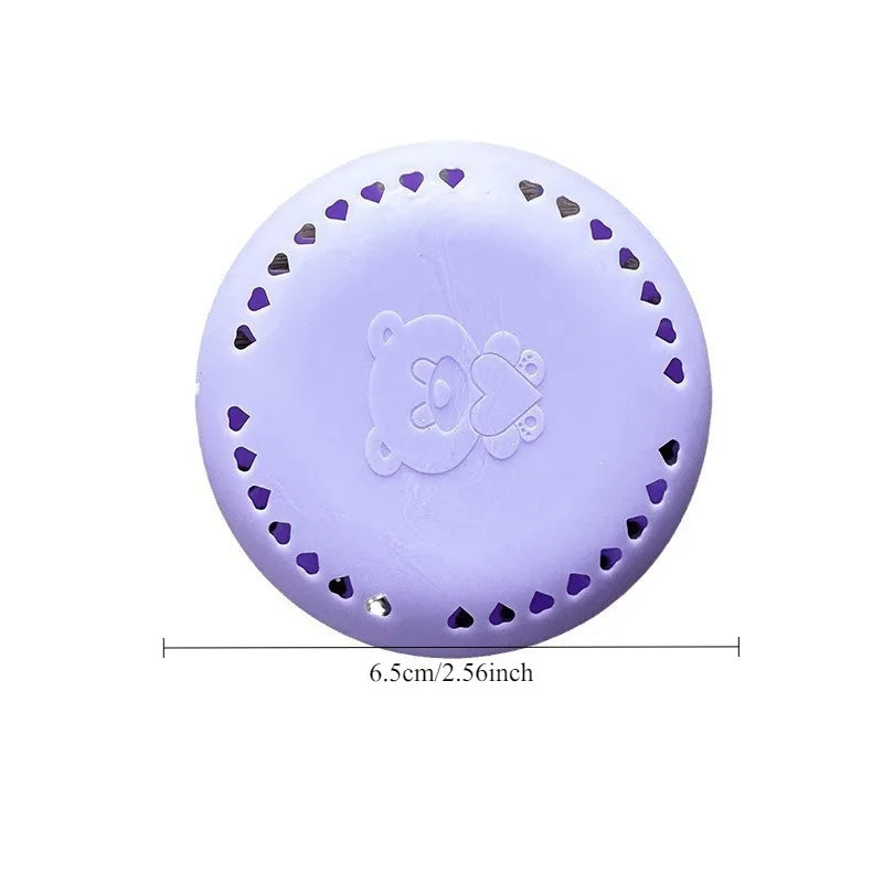 3/6pcs Sticky Solid Air Freshener Diffuser, Reusable Non-Toxic Deodorizer for Car Bathroom Closet Cabinet Office, random color.
