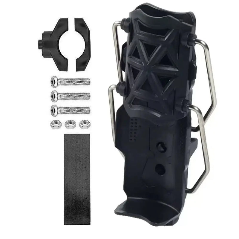Universal Hollow-out Punch-Free Rotating Water Bottle Holder for Cycling Electric Bikes & Motorcycles Adaptive Bike Accessory