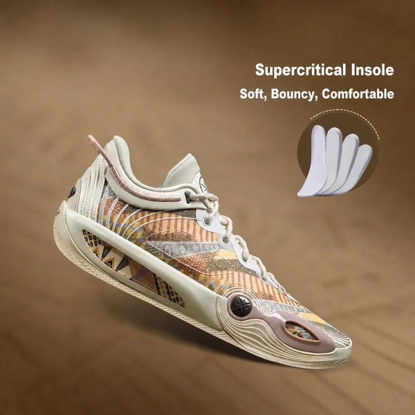 ស្បែកជើងបាល់បោះអាជីព Li-Ning សម្រាប់បុរស WADE ALL CITY 14 ENCORE BOOM Cushion Stable LiNing Competition Sneakers ABAW037