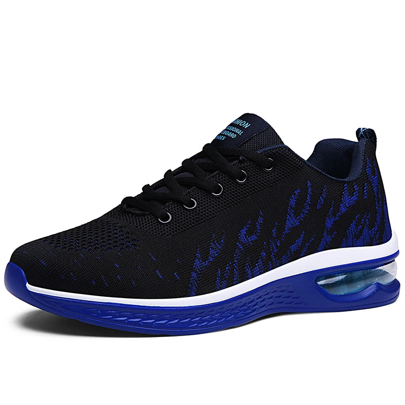 Mens Sports Shoes 2025 New Breathe Mesh Lace Up Casual Walking Shoes Anti Slip Lightweight Fitness Training Running Shoes Man