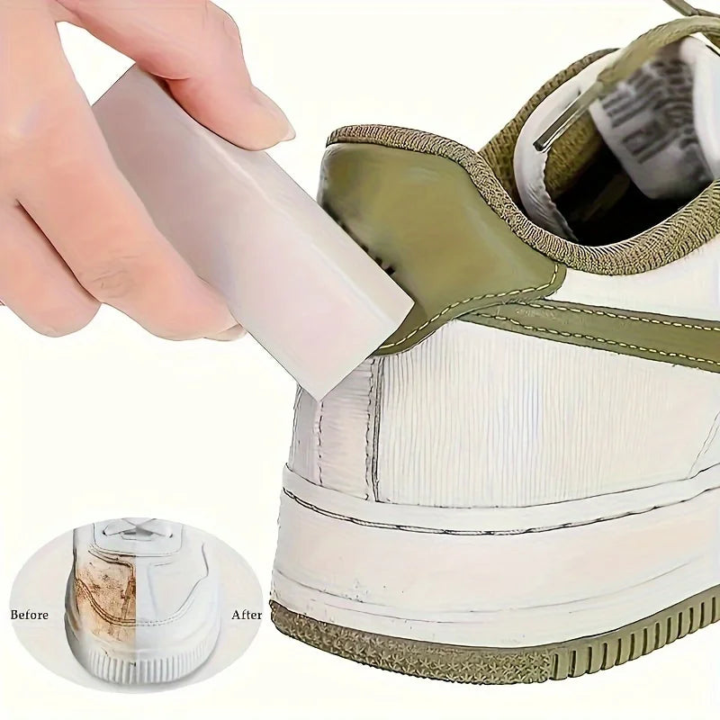 1/2PCS Magical Eraser for Shoe Cleaning - Eliminates Marks from Athletic Footwear, Synthetic Leather, And Fabrics.