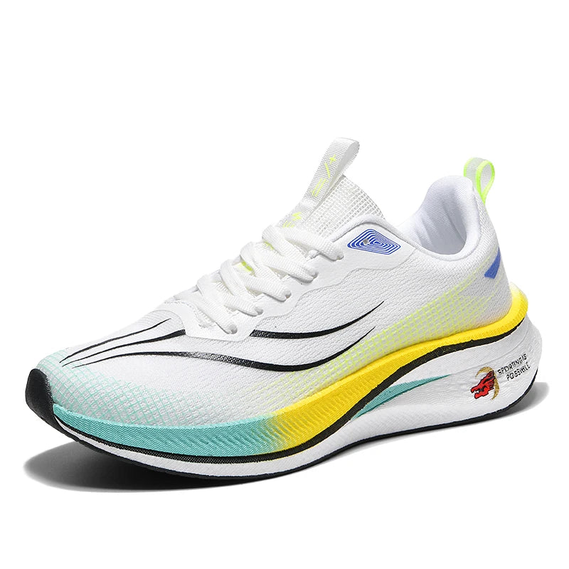 Men's casual sneakers four season new light breathable racing running shoes wear resistant students soft sole speed sports shoes