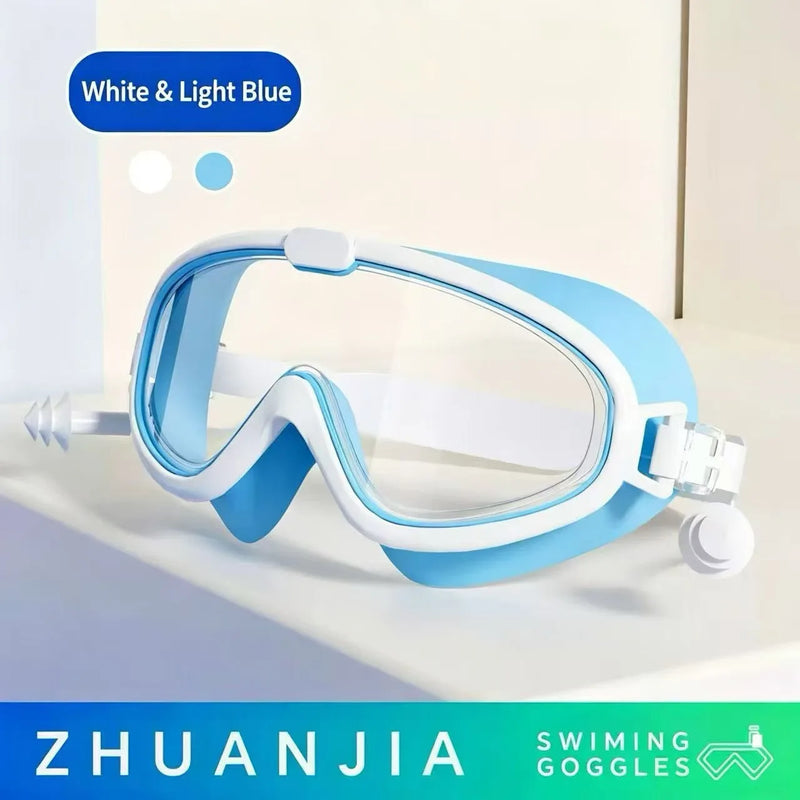 Universal Large Frame Swimming Goggles for Men And Women Anti Fog High Definition Drifting Swim Goggles